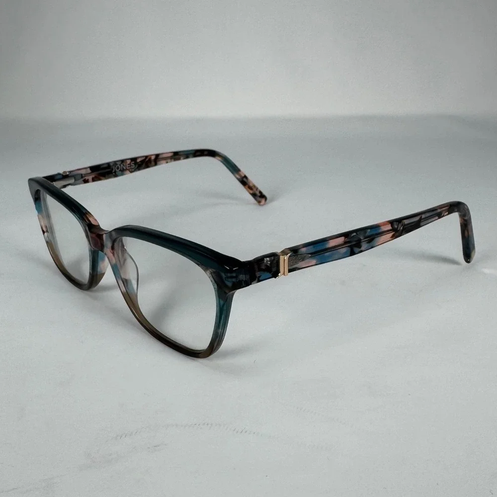 JONES‎ NEW YORK VJON786 Teal Havana Tortoise Eyeglasses Frames Only 51 16 135